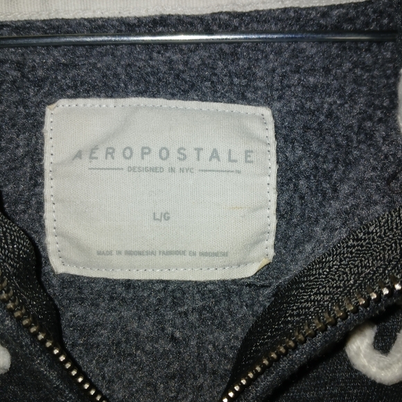 Aeropostale, womens large, dark gray hoodie. - Picture 2 of 6